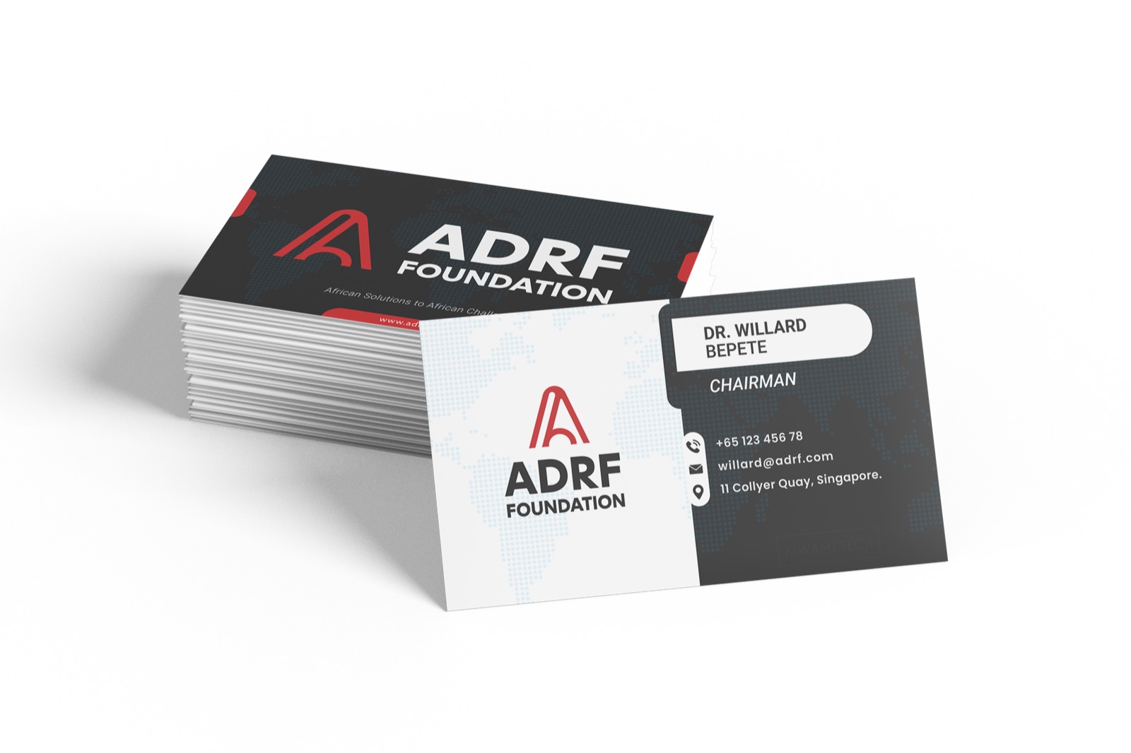 ADRF Foundation business card