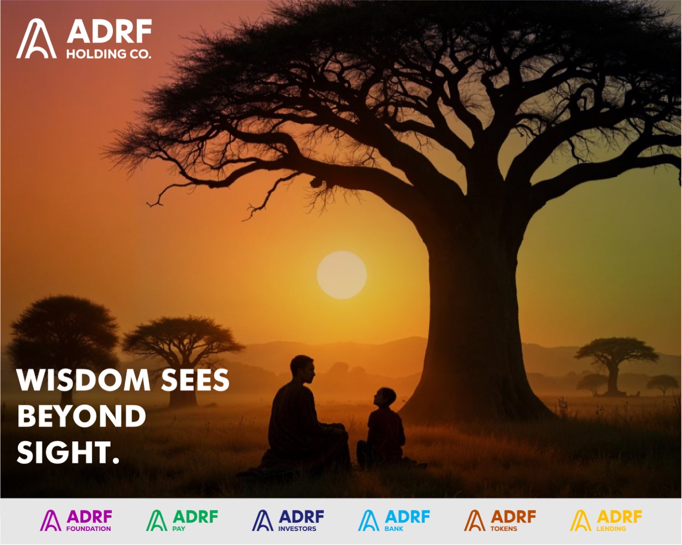 ADRF social post: wisdom sees beyond sight