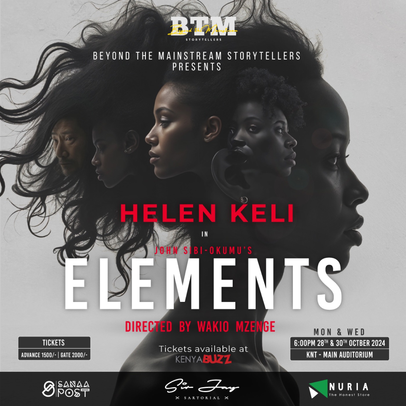 Elements cast poster — Helen Keli