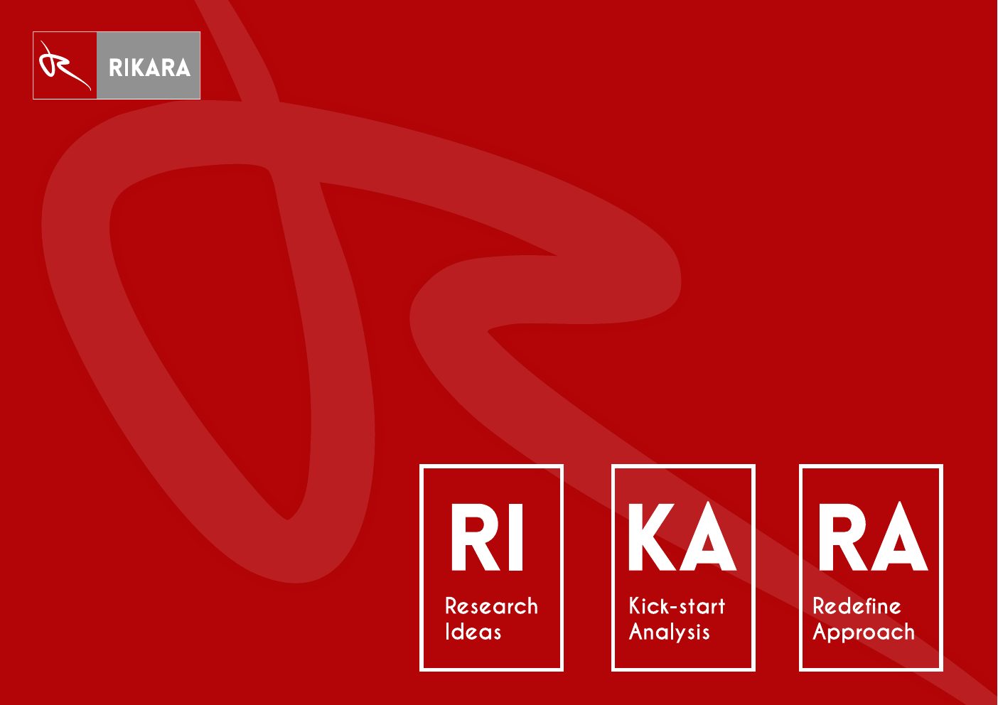 Rikara branded A4 envelope design