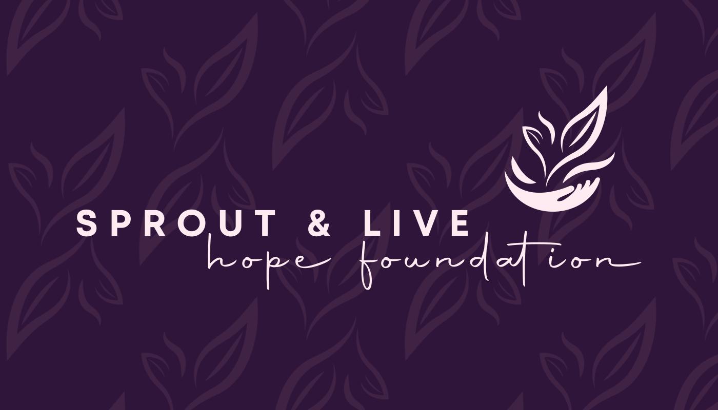 Sprout & Live business card design