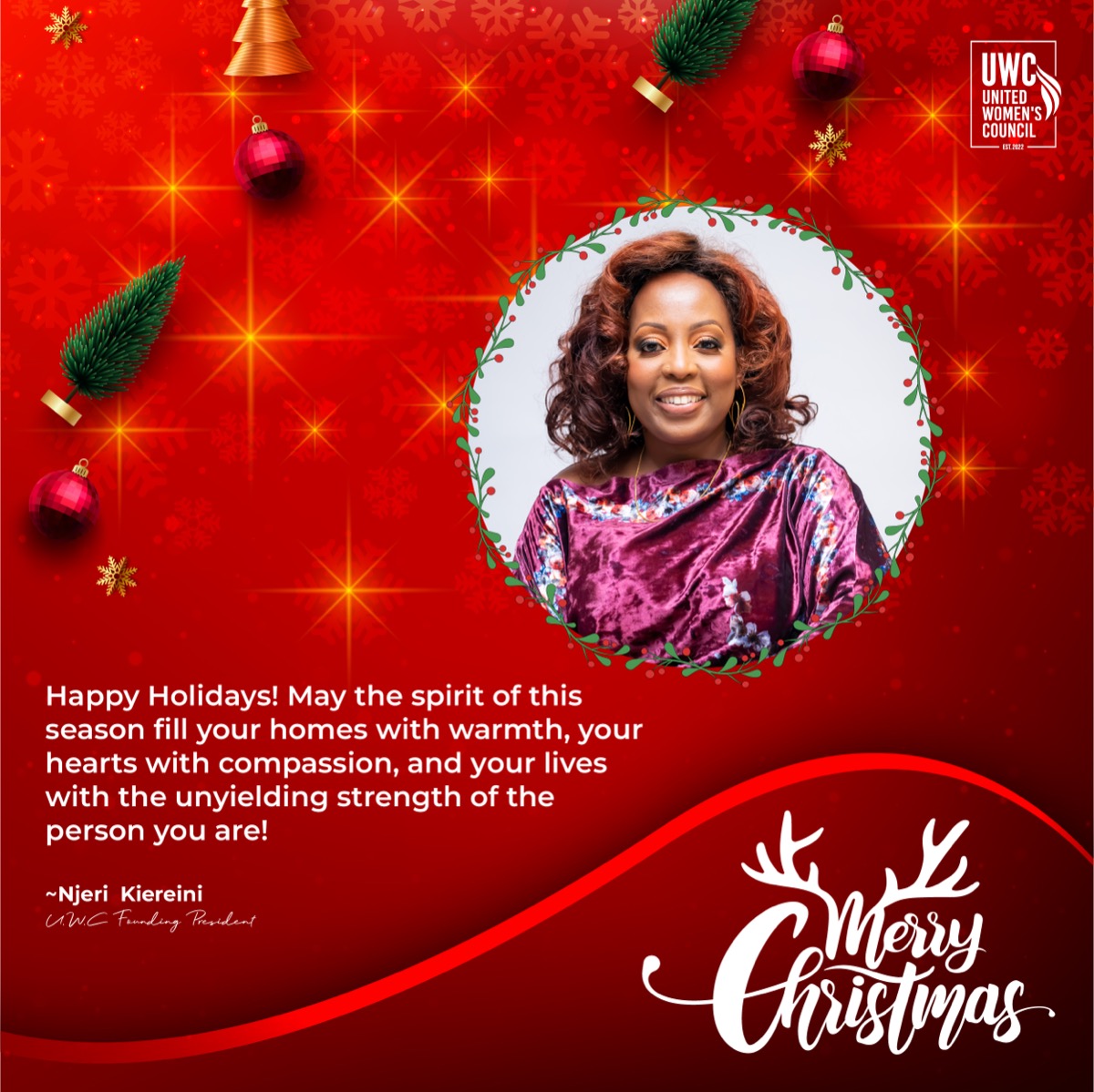 UWC Christmas 2023 design